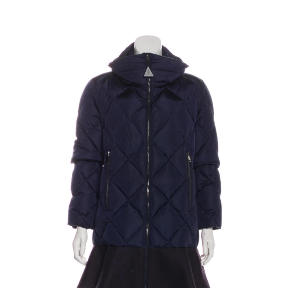 authentic moncler vouglans Navy  down coat